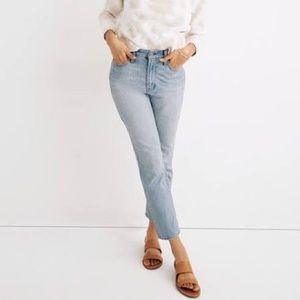 Madewell Curvy Perfect Vintage Jean Light Wash 27